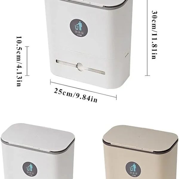 سطل زباله کابینتی 2 کاره کد Pr7