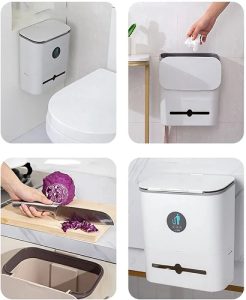 سطل زباله کابینتی 2 کاره کد Pr7