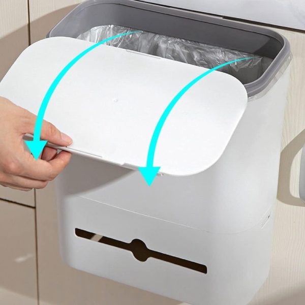 سطل زباله کابینتی 2 کاره کد Pr7