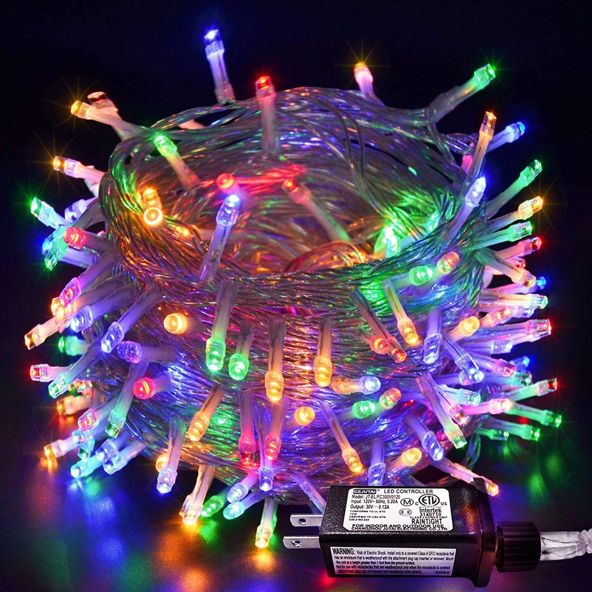 ریسه لامپ چند رنگ با رقص نور 10 متری