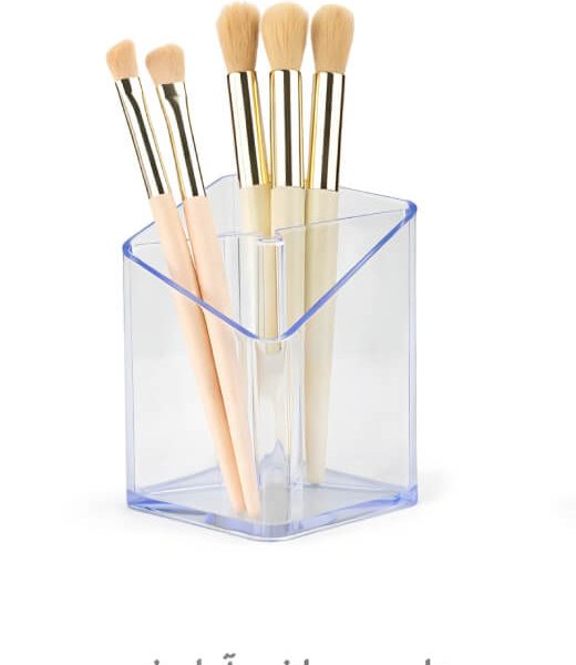 استند کریستالی پد پنبه و براش A8855