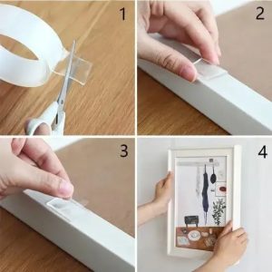 چسب دوطرفه بی رنگ درجه 1