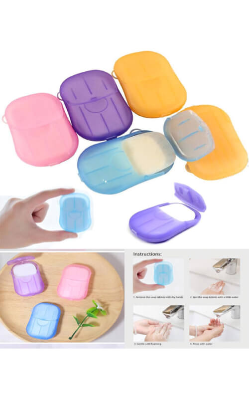 Bar soap with code 901V09 صابون ورقه ای همراه کد 901V