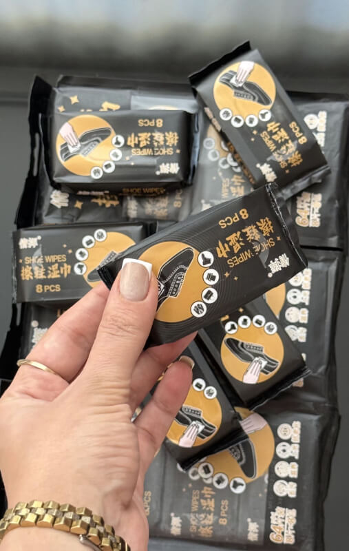 Anti-dust shoe wipes M41226 دستمال مرطوب کفش ضد گردوغبار M4122