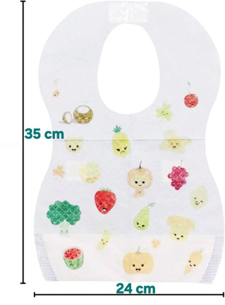 پیش بند نوزاد و کودک جیب دار M302