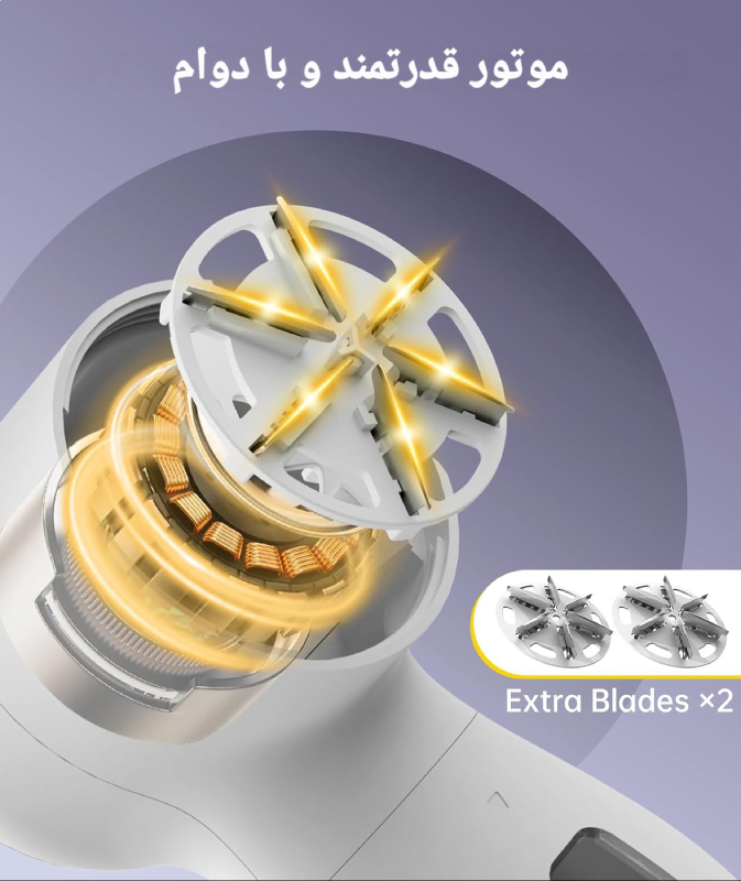 L419 Smart Rechargeable Lint Remover1 پرزگیر شارژی هوشمند L419