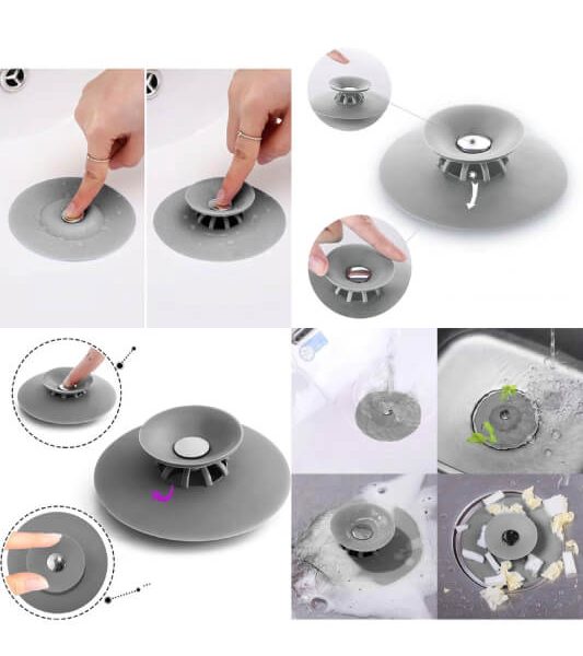 درپوش سیلیکونی ضد گرفتگی، بو و حشرات