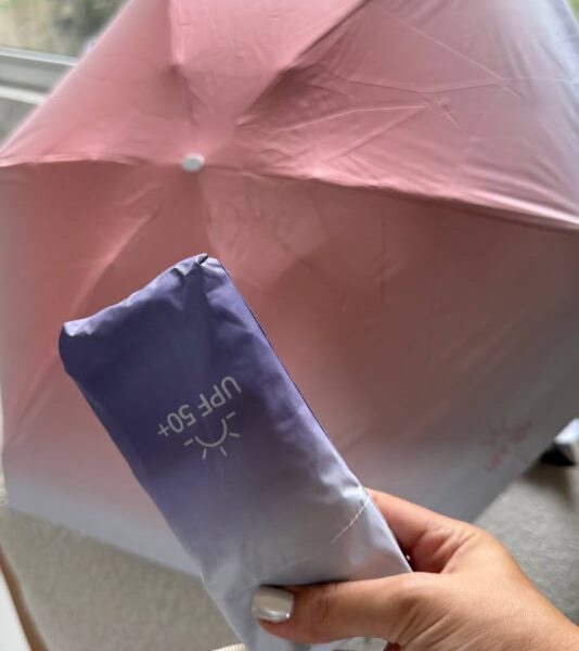 چتر جیبی کم جا با کیف مقاوم T5