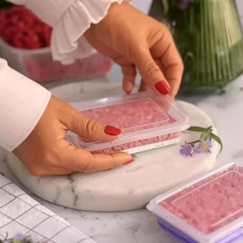 ظرف گوشت کف سیلیکونی فریزری W312