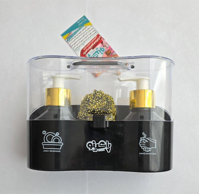 Complete set of liquid holder and squeegee K40012 ست کامل جا مایع و اسکاج K4001