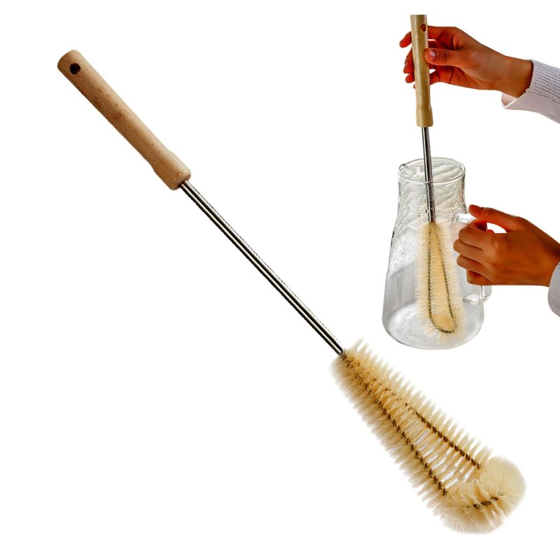 Grade 1 Salt Bottle and Glass Brush برس بطری و لیوان شور درجه 1 - Image 1