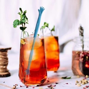 پک همزن فانتزی دسته بلند طرح دست H5