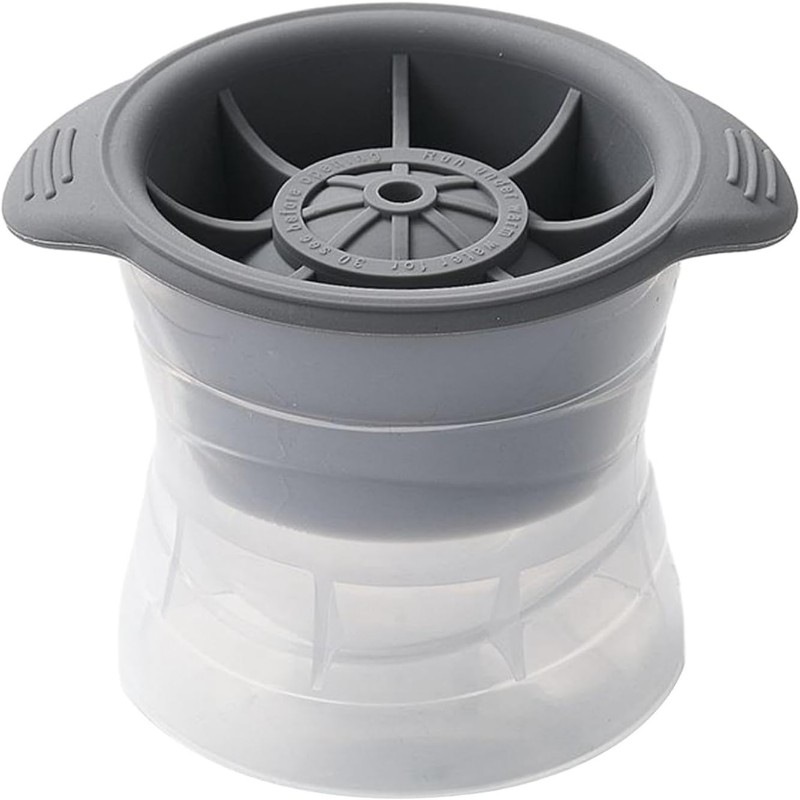 DU8 Spherical Ice Mold with Silicone Lid قالب یخ توپی با درب سیلیکونی DU8