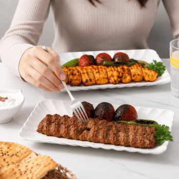 دیس سرو کباب و رولت خوری سرامیکی T9