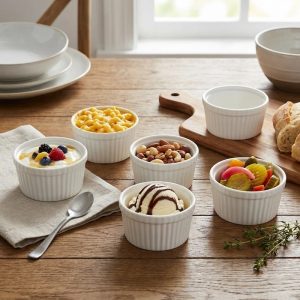 Cupcake-Design Ceramic Bowl Set UD6