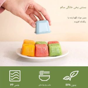 پک قالب یخ مکعبی درب دار  SUU6