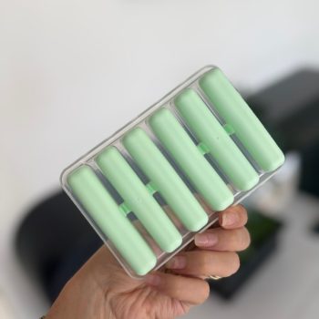 قالب یخ کپسولی درب دار مدل کف سیلیکونی Z6