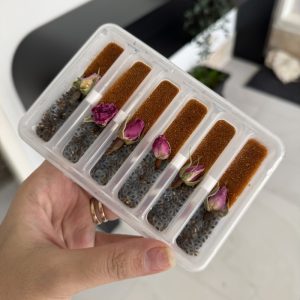 قالب یخ کپسولی درب دار مدل کف سیلیکونی Z6