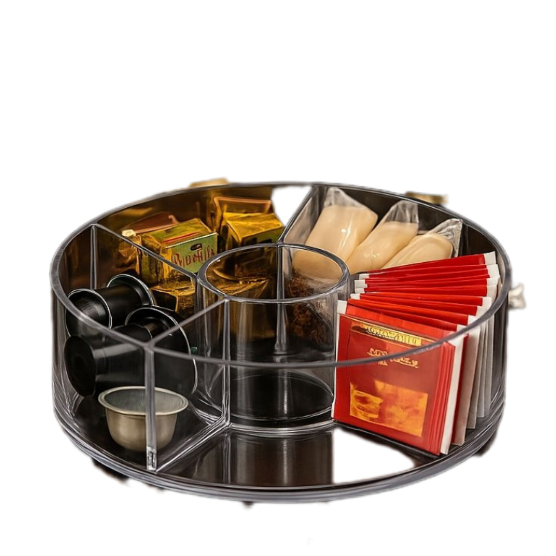 Vision Plast OD6 Multi-Compartment Serving Tray with Lid اردو خوری چند خانه درب دار ویژن پلاست OD6