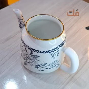 ست قوری کتری لعابی با طرح های زیبا TE2