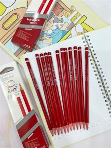 مداد سیاه رنگین کمانی و مداد قرمز KMT PEN