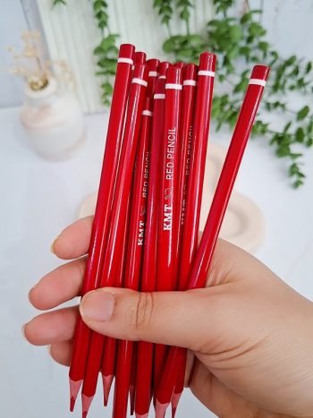 مداد سیاه رنگین کمانی و مداد قرمز KMT PEN
