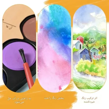 آبرنگ پالتی نقاش کوچولو R12