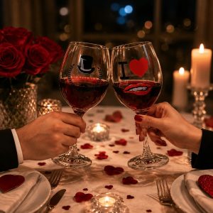 ست کادویی جام و شات نوشیدنی طرح عشق S5