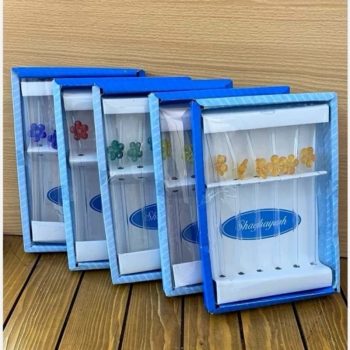 نی فانتزی پیرکس طرح گل های بهاری SP6