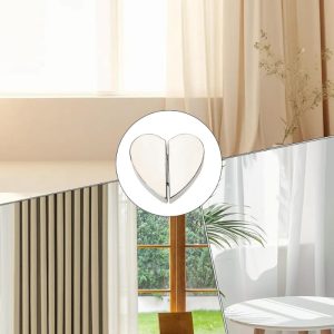 گیره مغناطیسی نگهدارنده پرده طرح قلب H6