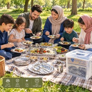 ست سرویس غذا خوری استیل MK6