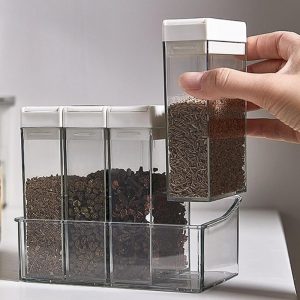 جا ادویه اکرولیک استند دار 4 تایی MH