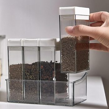 جا ادویه اکرولیک استند دار 4 تایی MH