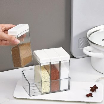 جا ادویه اکرولیک استند دار 4 تایی MH - تصویر 2