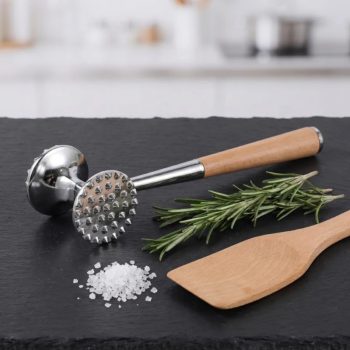 بیفتک کوب دسته چوبی شنگیا { ابزار آشپزخانه } A+