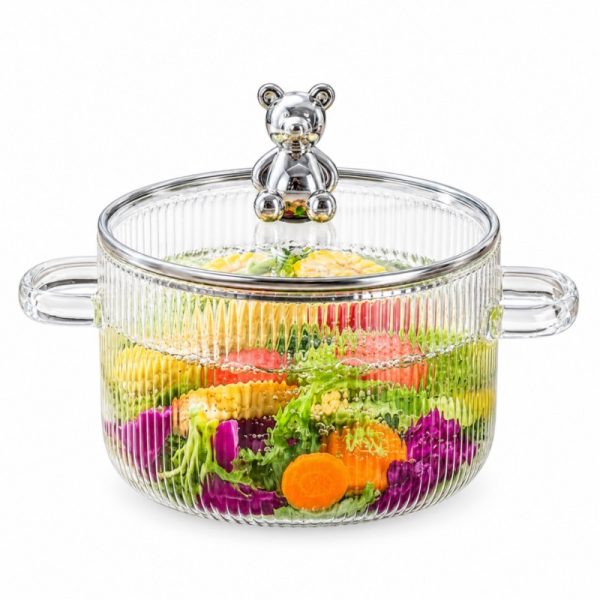 قابلمه پیرکس خرسی شعله مستقیم TED