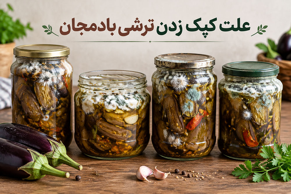 علت کپک زدن ترشی بادمجان